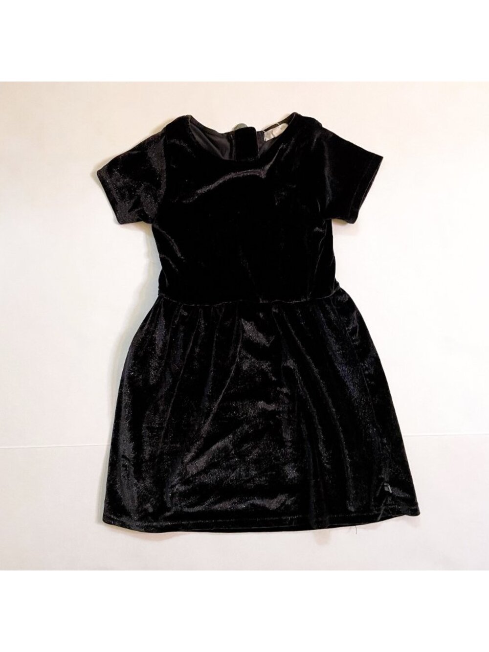 Appaman Girls Black Sparkle Velvet Dress, Size 5